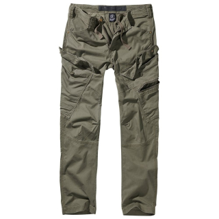 Kalhoty ADVEN SLIM FIT ZELENÉ vel. XXL