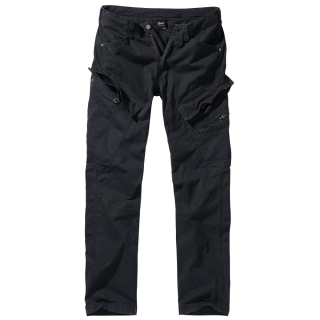 Kalhoty ADVEN SLIM FIT ČERNÉ vel. S