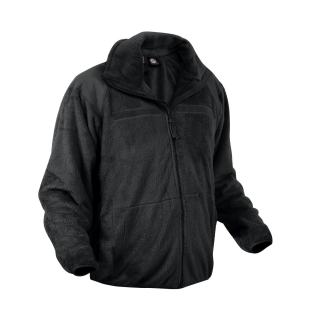 Bunda fleece GEN III/LEVEL 3 ECWCS ČERNÁ vel. XXL