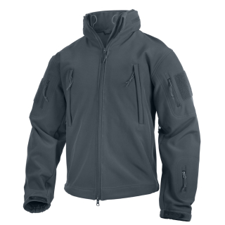Bunda TACTICAL s kapucí softshell ŠEDÁ vel. XXL