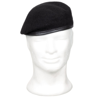 Baret COMMANDO ČERNÝ vel. 61