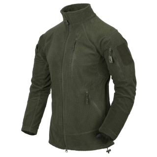 Mikina funkční fleece ALPHA TACTICAL ZELENÁ vel. S
