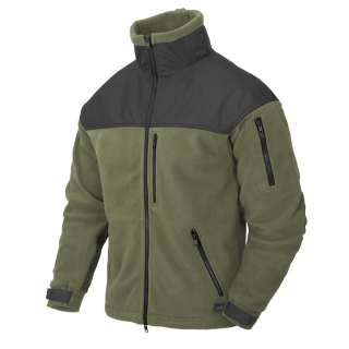 Bunda CLASSIC ARMY fleece ZELENOČERNÁ vel. L
