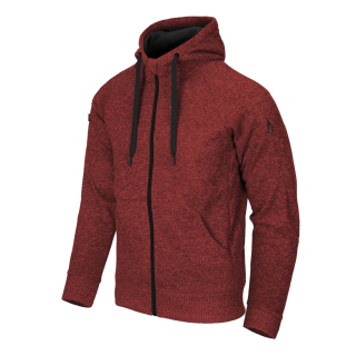 Mikina COVERT TACTICAL ČERVENÁ MELANŽ vel. L