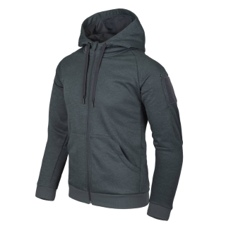 Mikina URBAN TACTICAL HOODIE ČERNO/ŠEDÁ MELANŽ vel. S