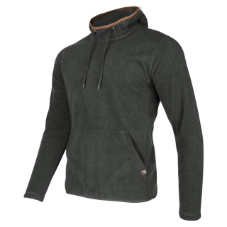 Mikina s kapucí COUNTRY fleece ŠEDÁ vel. XL