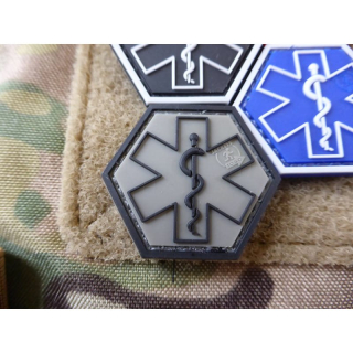Nášivka plastová EMS se suchým zipem RANGER GREEN