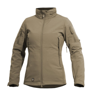 Bunda dámská ARTAXES softshell COYOTE vel. XL