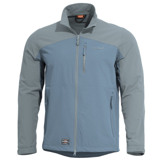 Bunda ELITE LIGHT softshell ŠEDO/MODRÁ vel. XS