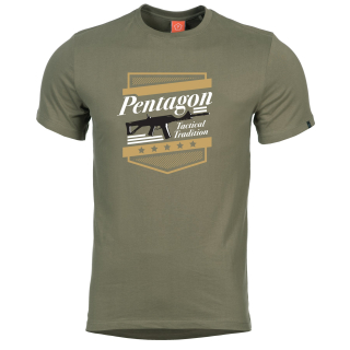 Triko A.C.R. PENTAGON tactical tradition ZELENÉ vel. XS