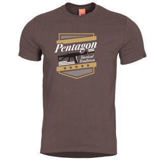 Triko A.C.R. PENTAGON tactical tradition TERRA BROWN vel. XL