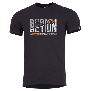 Triko BORN FOR ACTION ČERNÉ vel. 3XL