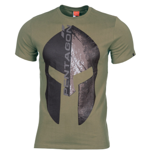 Triko SPARTAN ETERNITY PENTAGON ZELENÉ vel. XL