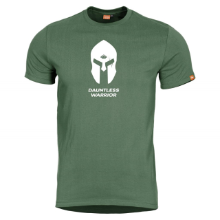 Triko SPARTAN HELMET ZELENÉ vel. M