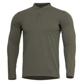Triko ROMEO HENLEY 2.0 dlouhý rukáv ZELENÉ vel. M