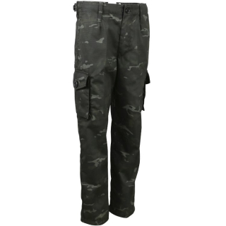 Kalhoty dětské maskování BTP BLACK vel. 11-12