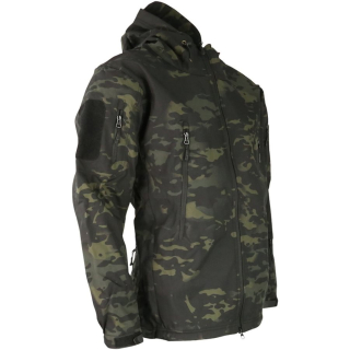 Bunda softshell TACTICAL PATRIOT maskování BTP BLACK vel. XXL
