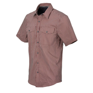 Košile COVERT CONCEALED CARRY DIRT RED CHECKERED vel. XS