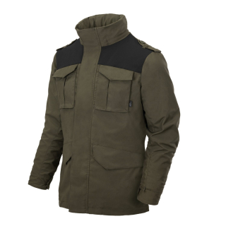 Bunda COVERT M65 TAIGA GREEN/ČERNÁ vel. S