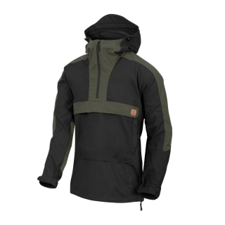 Bunda větrovka WOODSMAN ČERNÁ/TAIGA GREEN vel. XXL