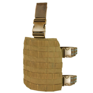 Panel stehenní MOLLE DROP LEG - COYOTE BROWN