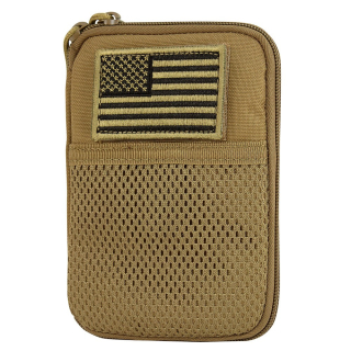 Pouzdro MOLLE univerzální s vlajkou COYOTE BROWN