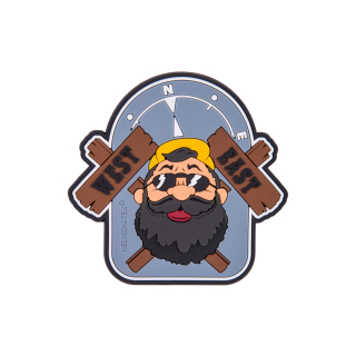 Nášivka Beardman OUTBACK velcro plastová