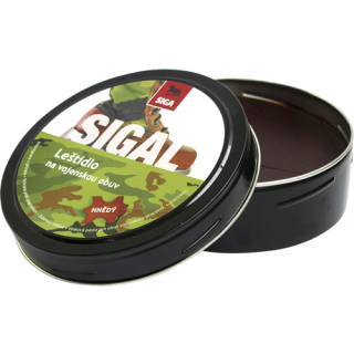 Leštidlo na obuv vojenské 100g HNĚDÉ