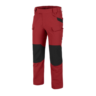 Kalhoty OUTDOOR TACTICAL® softshell ČERVENÉ/ČERNÉ vel. 4XL-XL