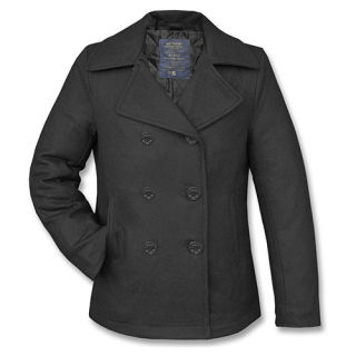 Kabát US PEA COAT vlněný ČERNÝ vel. M
