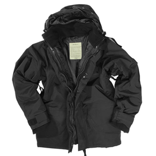 Bunda US s vložkou FLEECE ČERNÁ vel. 3XL