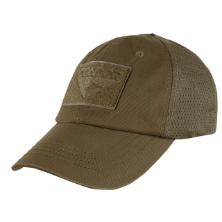 Čepice OPERATOR MESH s velcro panely HNĚDÁ