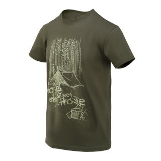 Triko HOME SWEET HOME TAIGA GREEN vel. XXL