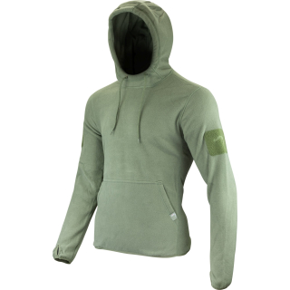Mikina klokanka s kapucí FLEECE ZELENÁ vel. M