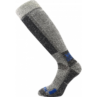 Ponožky podkolenky ORBIT merino vlna, COOLMAX® ŠEDO/MODRÉ vel. EU 35-38