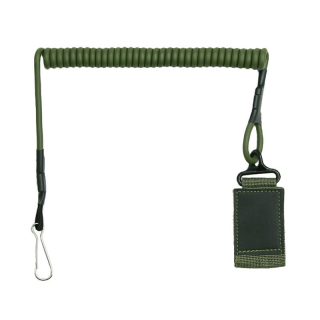 Kabel (telefonní) bezpečností SWAT ke zbrani ZELENÝ