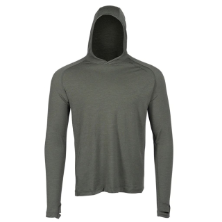Mikina funkční LOCHSA MERINO SLATE ŠEDÁ vel. XL