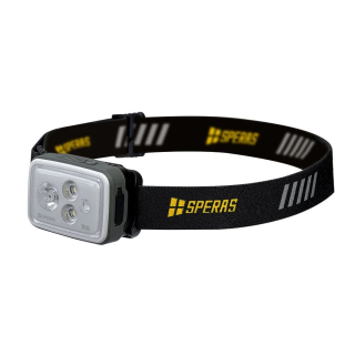 Svítilna čelová B8 RGB dobíjecí 700 lumenů, 70 metrů, IP66
