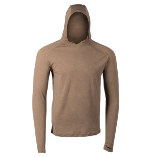Mikina funkční LOCHSA MERINO DARK EARTH vel. S