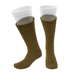 Ponožky - zateplovací vložky POLAR fleece COYOTE BROWN vel. 37-41