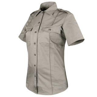 Košile dámská CLASS UNIFORM krátký rukáv SILVER TAN vel. L