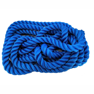 Lano kroucené PP-Betelon ø 20 mm / 5 m MODRÉ