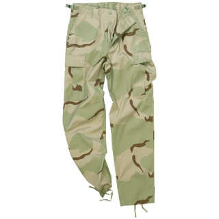 Kalhoty US BDU POLY polní 3-COL DESERT vel. L