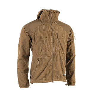 Mikina zip s kapucí fleece DELTA COYOTE vel. M