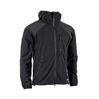 Mikina zip s kapucí fleece DELTA ČERNÁ vel. XXL
