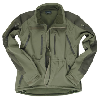Bunda SOFTSHELL PLUS ZELENÁ vel. L