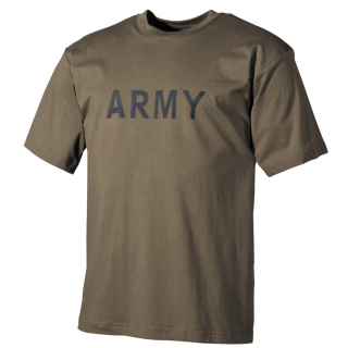 Triko US ARMY ZELENÉ vel. L