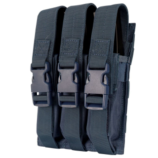 Sumka MOLLE trojitá na zásobníky MP5 MODRÁ
