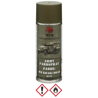 Barva ARMY ve spreji 400ml MATT WH KHAKI DRAB