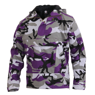 Bunda s kapucí PARKA US VIOLET CAMO vel. L